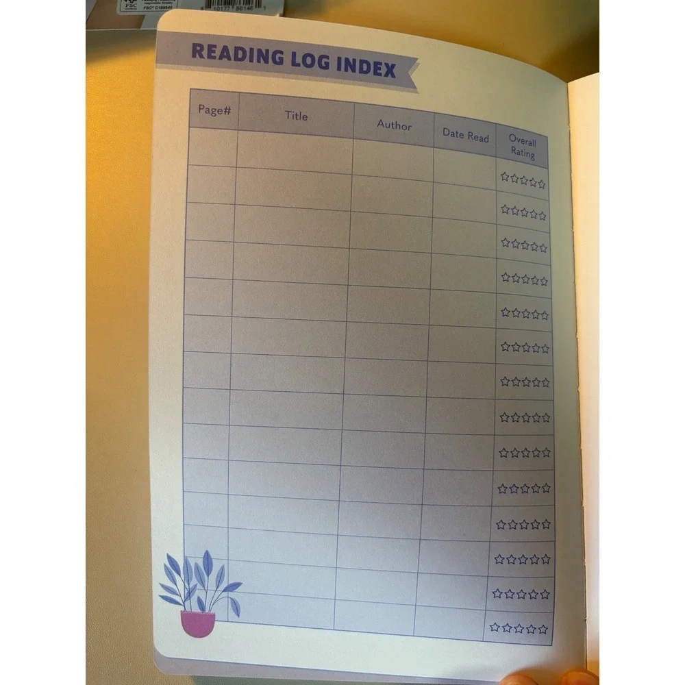 My Book‎ Club Journal Reading Log Guided Notebook Teal Illustrated Softcover